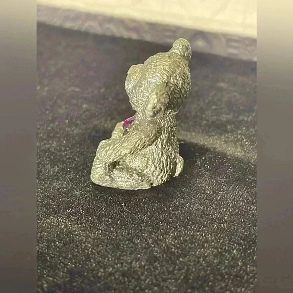 Vintage Miniature pewter bear figurine. circa estimated 1980s-90s - Picture 3 of 7